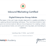 Hubspot certification